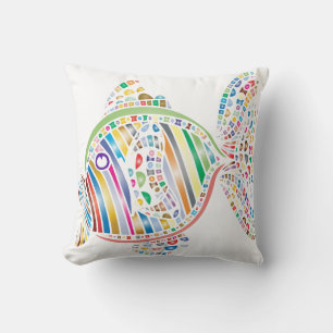 Poissons colorés 2 Coussins latéraux