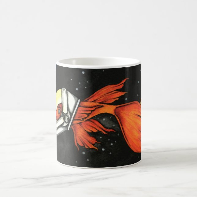 Poissons dans la tasse de l'espace (Centre)