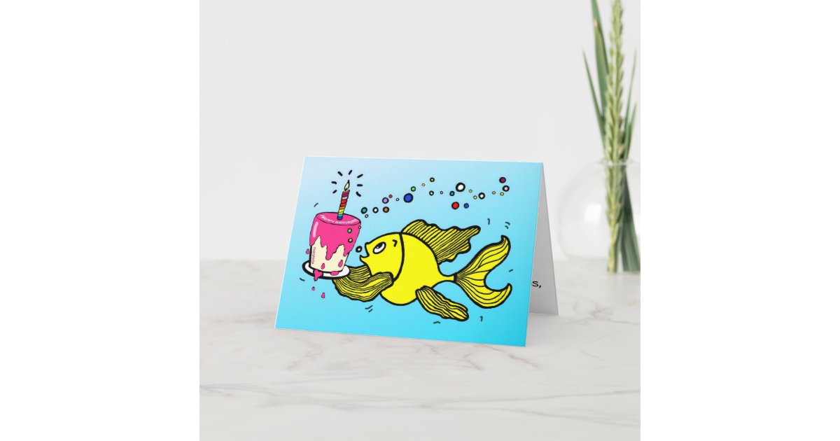 Poissons De Joyeux Anniversaire Carte De Voeux Zazzle Fr Poissons De Joyeux Anniversaire Carte De Voeux Zazzle Fr