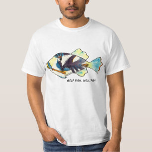 Poissons d'individu, T-shirt bon de bande dessiné