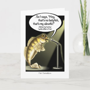 Poissons Drôle Obtenir Bonne Carte