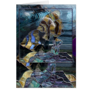 Poissons en verre souillé - Zazzler impressionnan