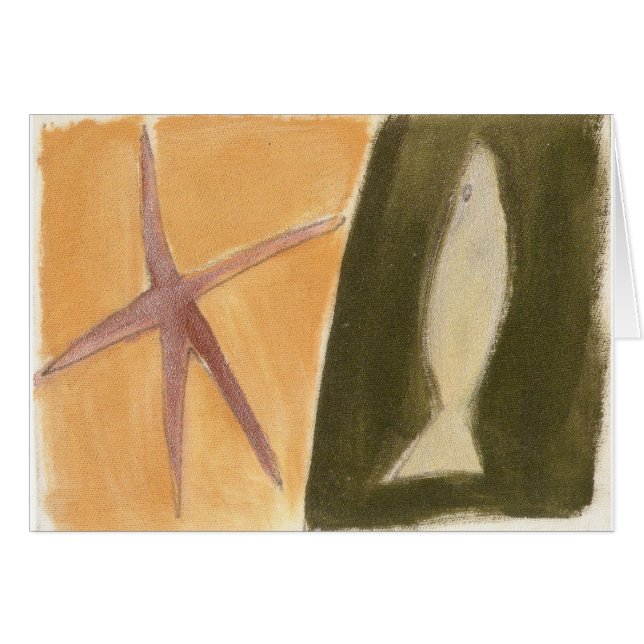 poissons et étoiles de mer (Devant horizontal)