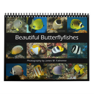 Poissons-papillons Calendrier mural par J.W. Fathe
