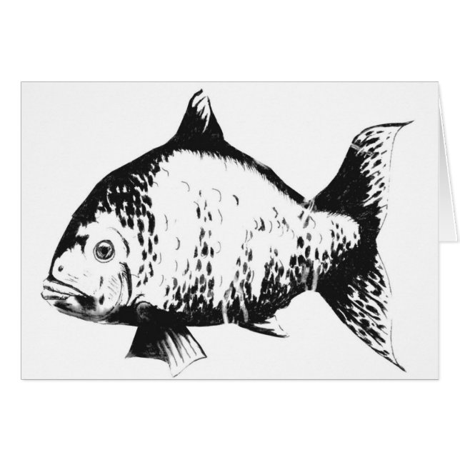 Poissons tirés par la main (Devant horizontal)