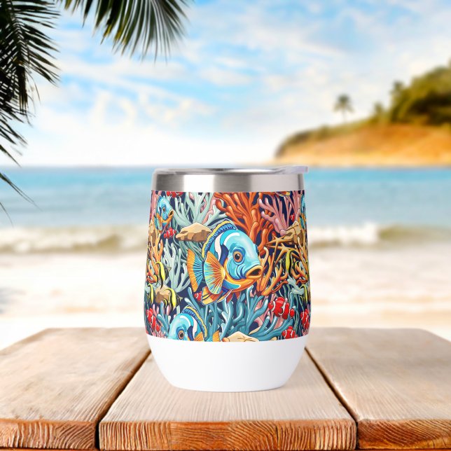 Poissons Tropicaux Vives Couleurs d'Été (Yoga)