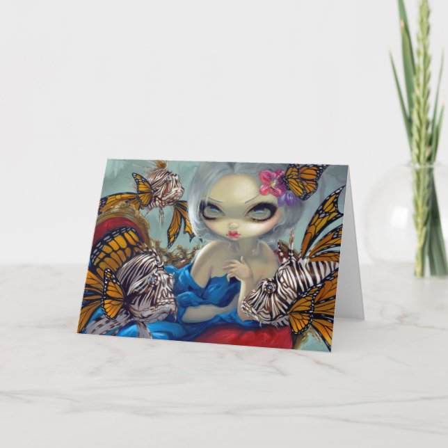 "Poissons Volants : Carte de voeux de Le Poisson" (Devant)