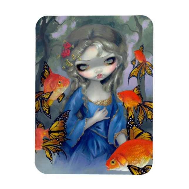 Poissons Volants : Les Poissons Rouges Flex Magnet (Vertical)