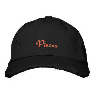 Poissons Zodiac Brodé Casquette / Casquette