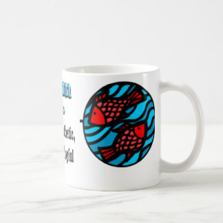 Poissons Zodiac Fête des Mères Café Mug