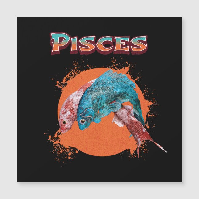 Poissons Zodiaque Horoscope Signe d'Eau Astrologie (Devant)