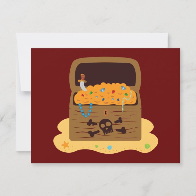 Poitrine au trésor de pirate (Devant)