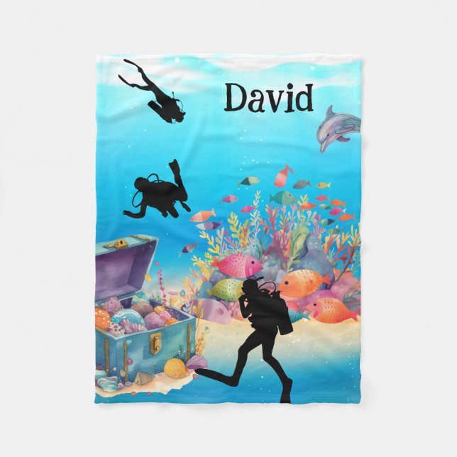 Poitrine au trésor trouvée Couverture en polaire (Devant)