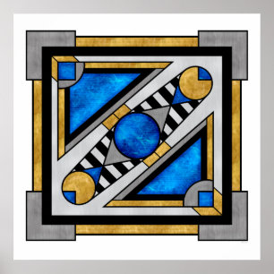 Poitrine naine - Art Déco Fantasty Abstrait