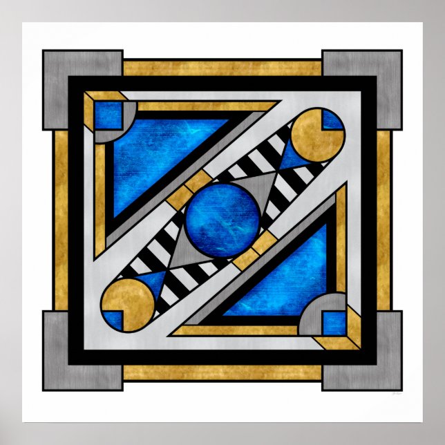 Poitrine naine - Art Déco Fantasty Abstrait (Devant)