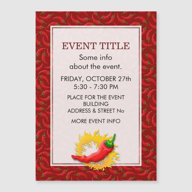 Poivre avec flamme (Devant)