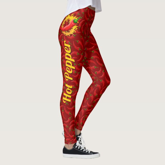 Poivre avec Leggings flammes (Droite)