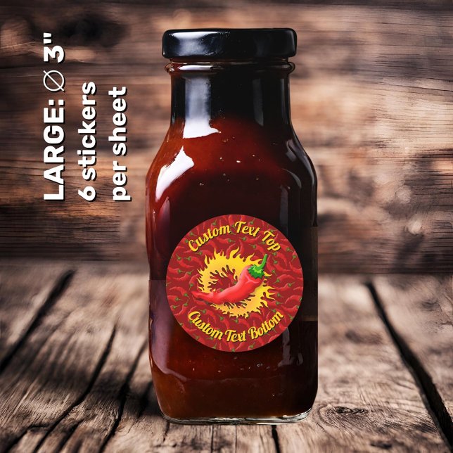 Poivre avec Sticker à flamme (Créateur téléchargé)