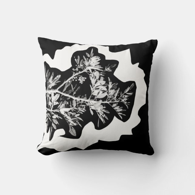 Poivre Fleurs Feuille Nature Coussin Coussin (Recto)