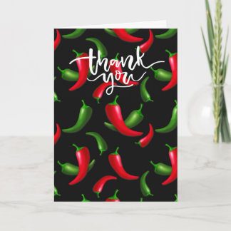 Poivrons rouges et verts Merci Note