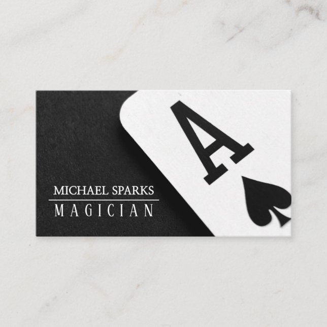 Poker de cartes Magicien Moderne (Devant)