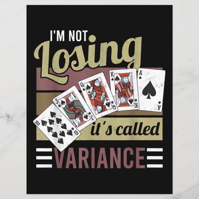 Poker de Vintage | I'm losing it's Called Variance (Devant)