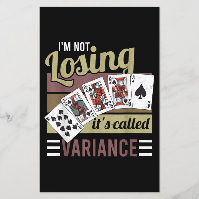 Poker de Vintage | I'm losing it's Called Variance (Devant)