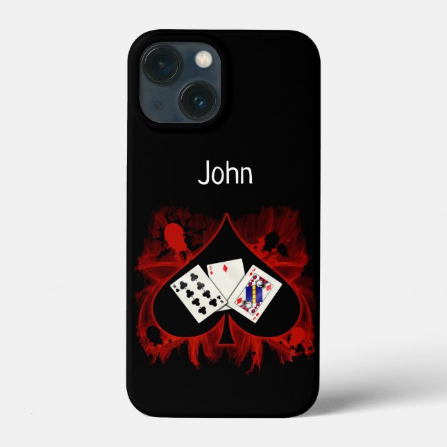 Poker iPhone 13 Coque (Verso)