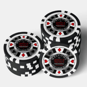 Poker Mariage aux jetons de casino - Boisson offerte - A