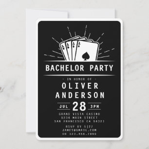 Poker moderne Bachelor Party jouer carte Casino