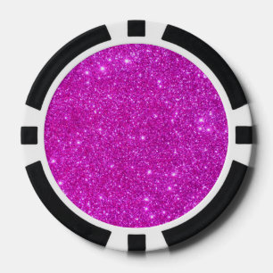 Poker Nuit Girly scintillante de filles de jetons de