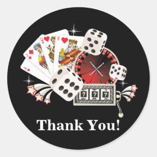 Poker Playing Card, casino, merci stickers