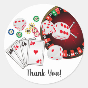 Poker Playing Card, casino, merci stickers