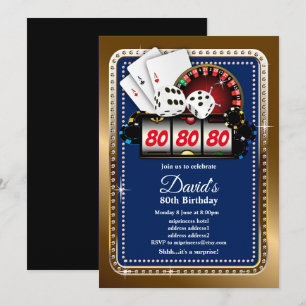 Poker Playing Card, invitation de la fête de casin