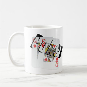 Poker Queens Dimensional Logo Mug café.