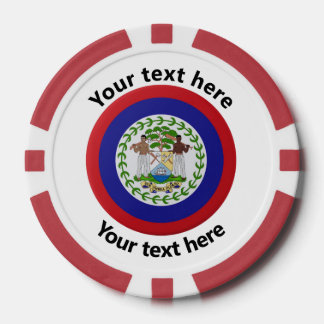 Poker Soirée de jeu personnalisée au Belize Jetons de po