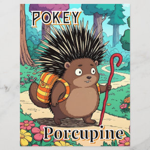 Pokey Porcupine Belle caricature de l'art de la