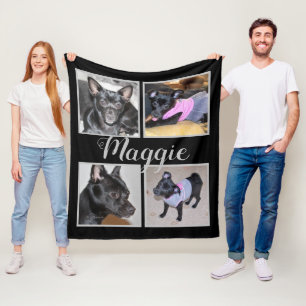 Polaire 4 couverture personnalisable de chien d'ouatine de