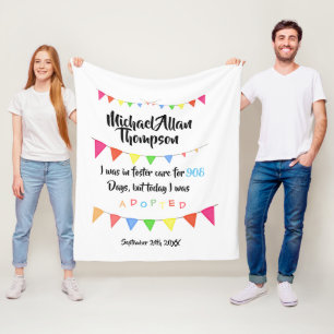 Polaire Adoption de couverture faite sur commande