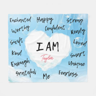 Polaire Affirmations Couverture personnalisée