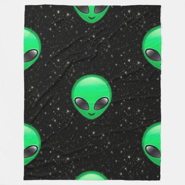 Polaire alien emojis toece couverture (Devant)