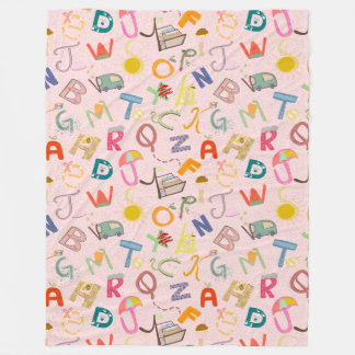 Polaire Alphabets flotteur couverture