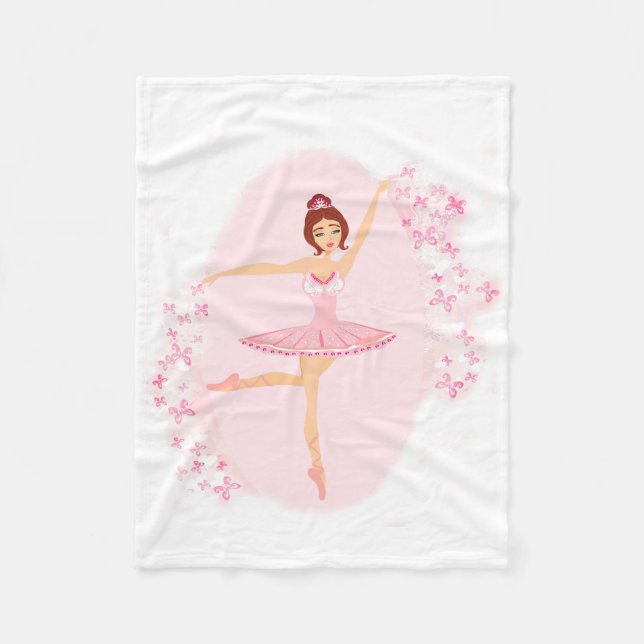 Polaire Belle couverture d'ouatine de ballerine (Devant)