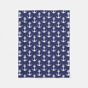 Polaire Bleu marine d'Ancres - couverture d'ouatine