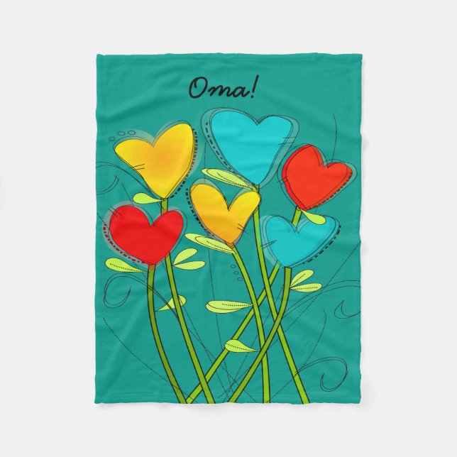 Polaire Bleu turquoise de couverture d'ouatine de (Devant)