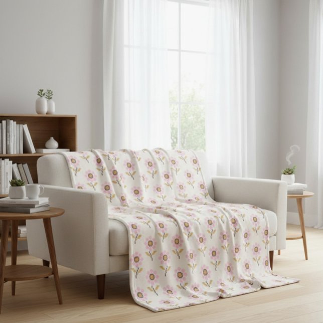 Polaire Boho Jeter la couverture avec le Motif folklorique (Créateur téléchargé)