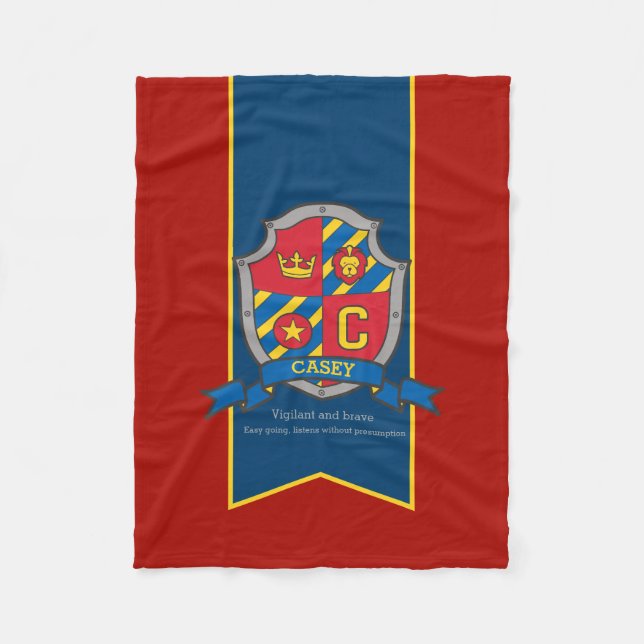 Polaire Boys Casey ou C nom signifiant couverture (Devant)