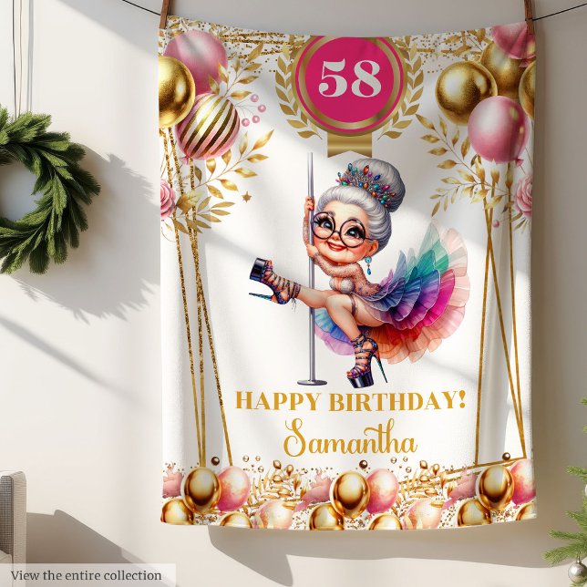 Polaire Cadeau personnalisé de couverture drôle pour l'ann (Custom Funny Blanket Grandmother Birthday Gift)
