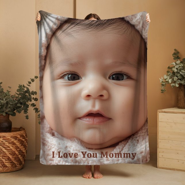 Polaire Cadeau pour nouvelle maman couverture en molleton  (Créateur téléchargé)