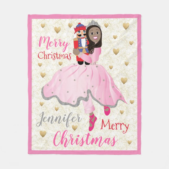 Polaire Casse-Noisette de Noël Couverture de la flotte/Moy (Devant)